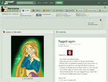 Tablet Screenshot of merezone.deviantart.com