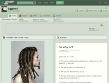Tablet Screenshot of juggleart.deviantart.com