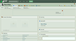 Desktop Screenshot of nave-ninja.deviantart.com