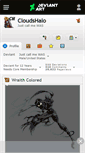 Mobile Screenshot of cloudshalo.deviantart.com