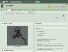 Tablet Screenshot of cloudshalo.deviantart.com