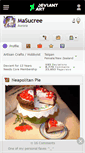 Mobile Screenshot of masucree.deviantart.com