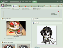 Tablet Screenshot of masucree.deviantart.com