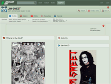 Tablet Screenshot of jim-sweet.deviantart.com
