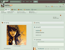 Tablet Screenshot of nasimo.deviantart.com