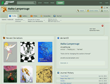 Tablet Screenshot of maika-lamperouge.deviantart.com