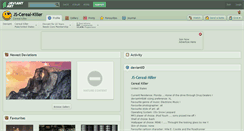 Desktop Screenshot of js-cereal-killer.deviantart.com