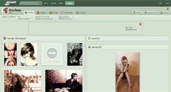 Desktop Screenshot of eva-rose.deviantart.com
