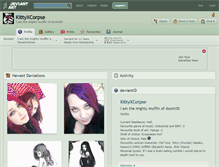 Tablet Screenshot of kittyxcorpse.deviantart.com