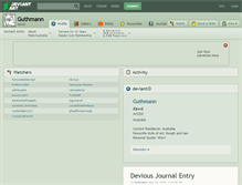 Tablet Screenshot of guthmann.deviantart.com