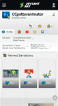 Mobile Screenshot of ccpotteranimator.deviantart.com