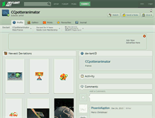 Tablet Screenshot of ccpotteranimator.deviantart.com