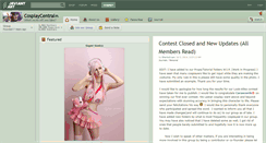 Desktop Screenshot of cosplaycentral.deviantart.com