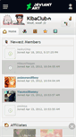 Mobile Screenshot of kibaclub.deviantart.com