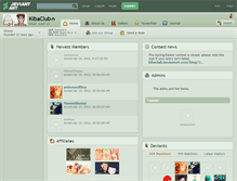 Tablet Screenshot of kibaclub.deviantart.com