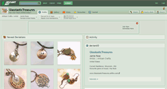 Desktop Screenshot of glasstastictreasures.deviantart.com