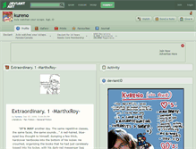 Tablet Screenshot of kureno.deviantart.com