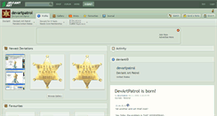 Desktop Screenshot of devartpatrol.deviantart.com