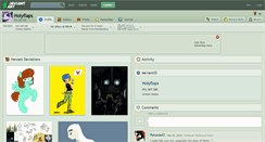 Desktop Screenshot of holyflaps.deviantart.com