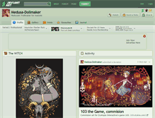 Tablet Screenshot of medusa-dollmaker.deviantart.com