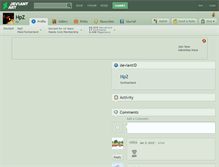 Tablet Screenshot of hpz.deviantart.com