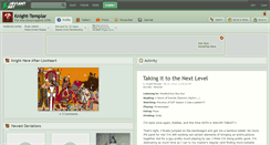 Desktop Screenshot of knight-templar.deviantart.com