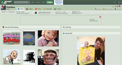 Desktop Screenshot of domzino.deviantart.com