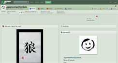 Desktop Screenshot of japanesekanjisymbols.deviantart.com