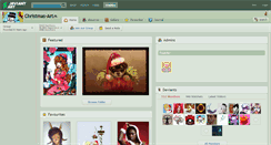 Desktop Screenshot of christmas-art.deviantart.com