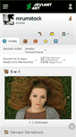Mobile Screenshot of mrumstock.deviantart.com