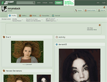 Tablet Screenshot of mrumstock.deviantart.com