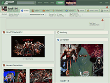 Tablet Screenshot of lordi114.deviantart.com