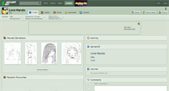 Desktop Screenshot of love-naruto.deviantart.com