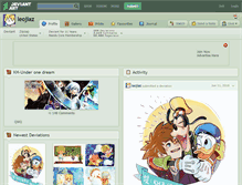 Tablet Screenshot of leojiaz.deviantart.com
