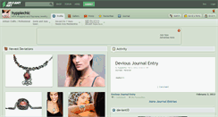 Desktop Screenshot of hyppiechic.deviantart.com