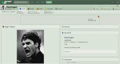 Desktop Screenshot of electricgod.deviantart.com
