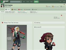 Tablet Screenshot of evil-cozmo.deviantart.com