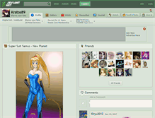 Tablet Screenshot of kratos89.deviantart.com