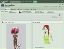 Tablet Screenshot of drawmeadream.deviantart.com