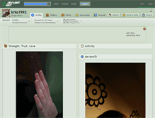 Tablet Screenshot of kriss1992.deviantart.com