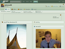 Tablet Screenshot of johncox88.deviantart.com