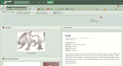 Desktop Screenshot of forgot-to-be-human2.deviantart.com