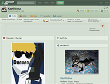 Tablet Screenshot of kashilicious.deviantart.com