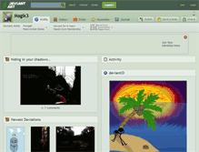 Tablet Screenshot of magik3.deviantart.com