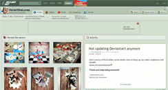 Desktop Screenshot of herartsheloves.deviantart.com