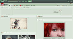 Desktop Screenshot of juning.deviantart.com
