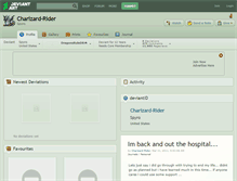 Tablet Screenshot of charizard-rider.deviantart.com