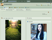 Tablet Screenshot of cinnamonsinew.deviantart.com