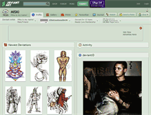 Tablet Screenshot of miski.deviantart.com
