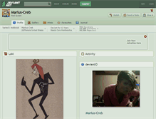 Tablet Screenshot of marius-creb.deviantart.com